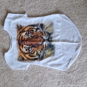 Sheer tiger top